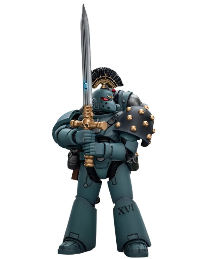 JOYTOY - Warhammer The Horus Heresy Action Figure: Sons of Horus - MKVI Tactical Squad Sergeant with Power Sword - Gathering Games