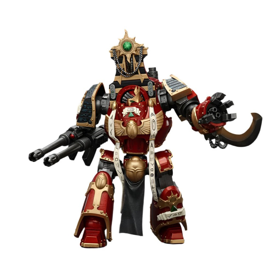 JOYTOY - Warhammer The Horus Heresy Action Figure: Thousand Sons - Contemptor - Osiron Dreadnought with Gravis Force Blade And Gravis Autocannon - Gathering Games