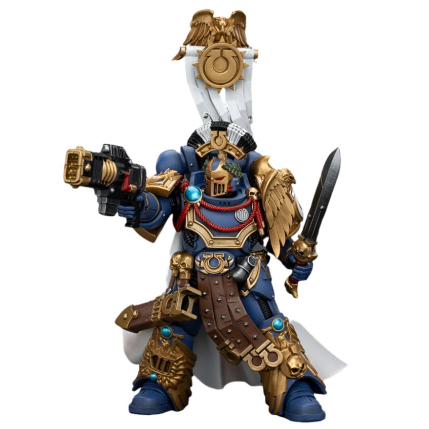 JOYTOY - Warhammer The Horus Heresy Action Figure: Ultramarines - Legion Praetor with Power Sword and Volkite Serpenta - Gathering Games