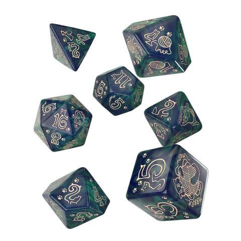 Jumbo Cats Dice Set - Whiskers - Gathering Games