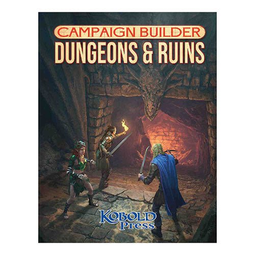 Kobold Press - Campaign Builder: Dungeons and Ruins Hardcover - Gathering Games