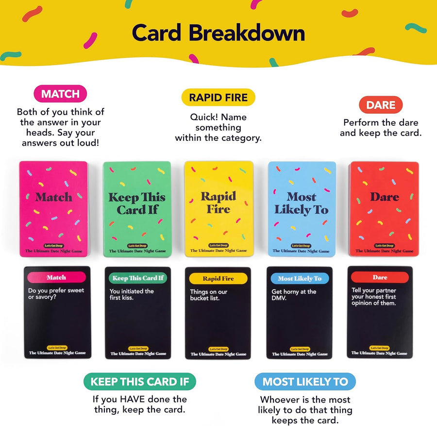 Let's Get Deep: The Ultimate Date Night Game - Gathering Games