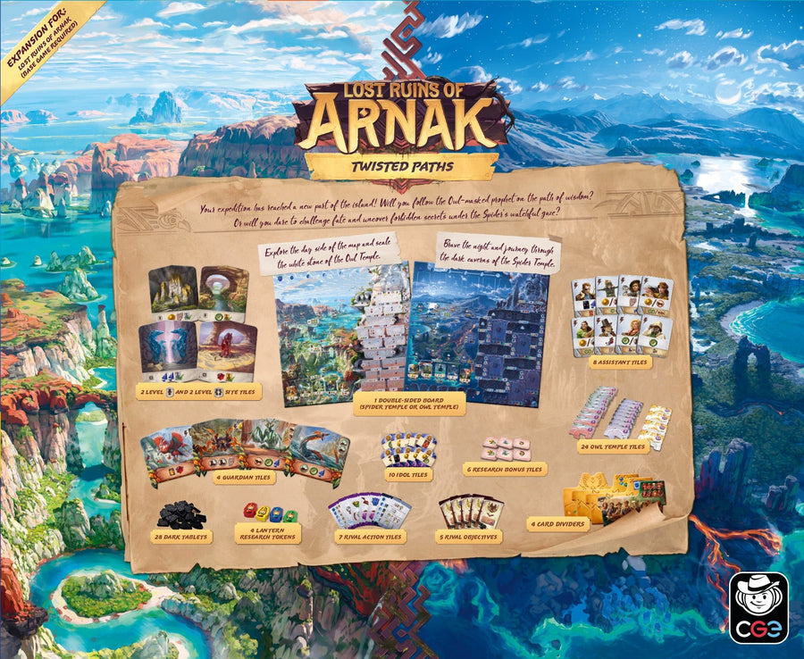 Lost Ruins Of Arnak: Twisted Paths Expansion - Gathering Games