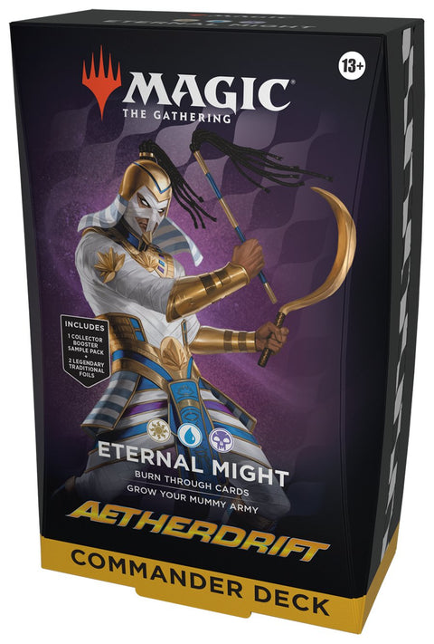 Magic The Gathering: Aetherdrift - Eternal Might Commander Deck - Gathering Games