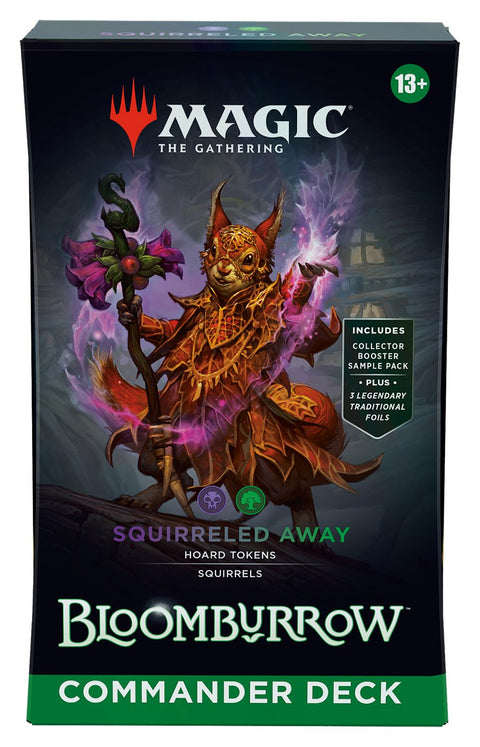 Magic The Gathering: Bloomburrow Squirreled Away Commander Deck - Gathering Games