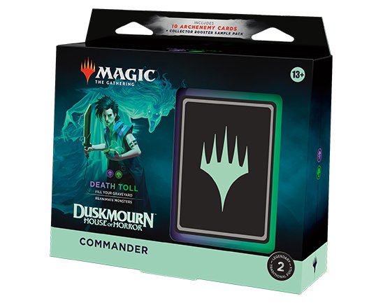 Magic The Gathering: Duskmourn House of Horrors Death Toll Commander Deck - 1