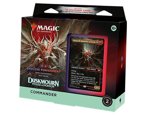 Magic The Gathering: Duskmourn House of Horrors Endless Punishment Commander Deck - Gathering Games