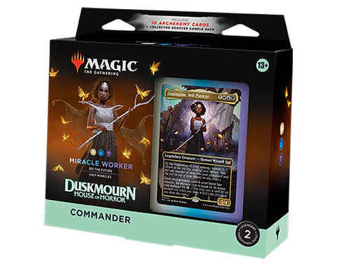 Magic The Gathering: Duskmourn House of Horrors Miracle Worker Commander Deck - Gathering Games