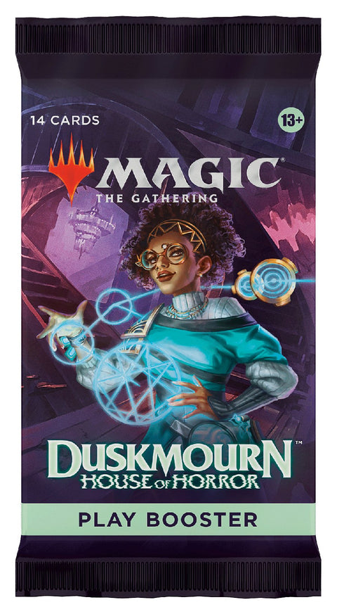 Magic The Gathering: Duskmourn House of Horrors Play Booster Pack - Gathering Games