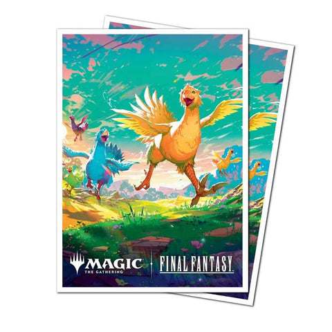 Magic: The Gathering - Final Fantasy Chocobo 105ct Apex Deck Protector Sleeves - Gathering Games