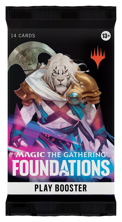 Magic The Gathering: Foundations Play Booster Pack - Gathering Games