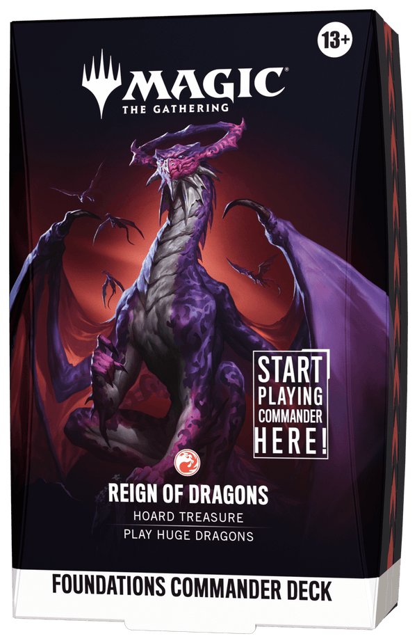 Magic: The Gathering: Foundations - Starter Commander Deck - Reign of Dragons - 3