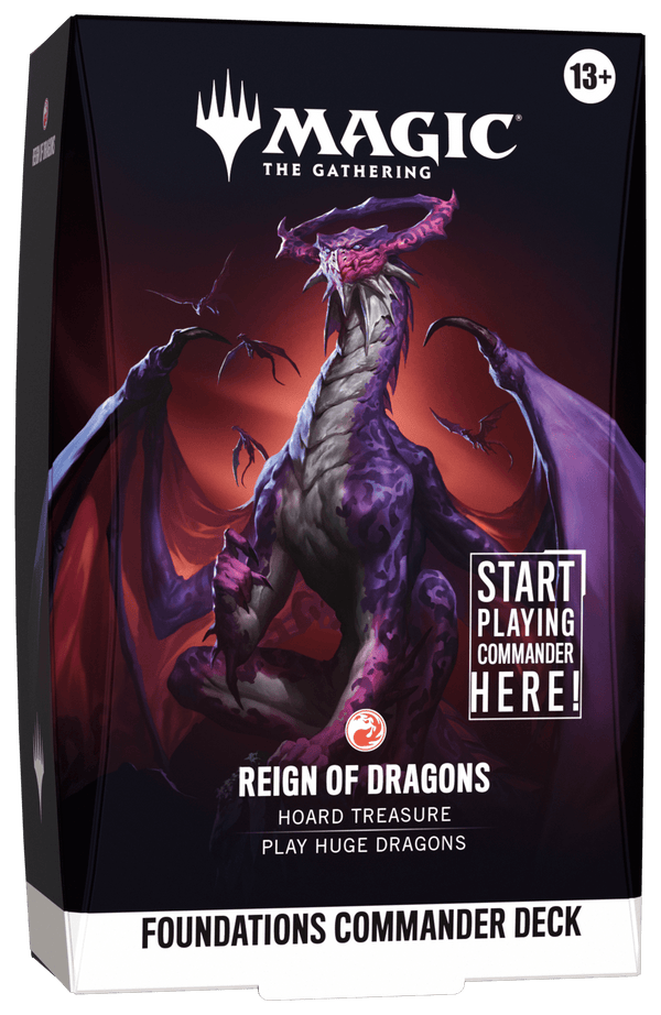 Magic: The Gathering: Foundations - Starter Commander Deck - Reign of Dragons - 2