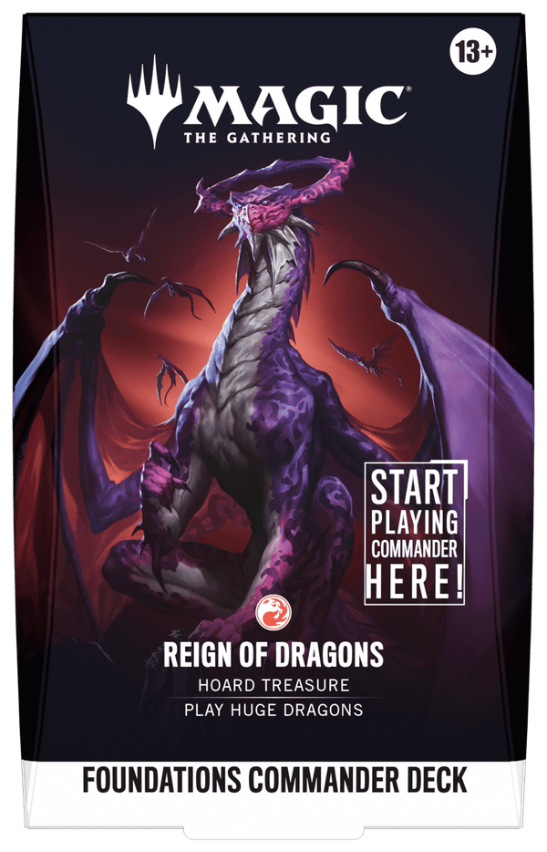 Magic: The Gathering: Foundations - Starter Commander Deck - Reign of Dragons - 1