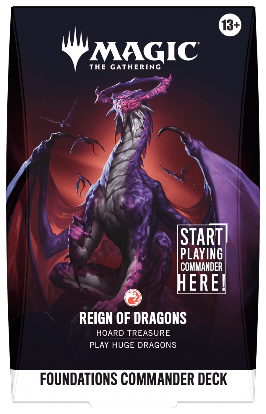 Magic: The Gathering: Foundations - Starter Commander Deck - Reign of Dragons - Gathering Games