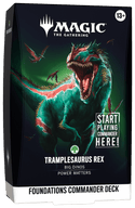 Magic: The Gathering: Foundations - Starter Commander Deck - Tramplesaurus Rex - 2