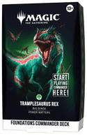 Magic: The Gathering: Foundations - Starter Commander Deck - Tramplesaurus Rex - 3