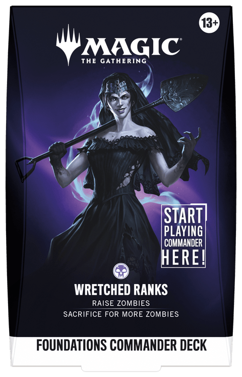 Magic: The Gathering: Foundations - Starter Commander Deck - Wretched Ranks - Gathering Games