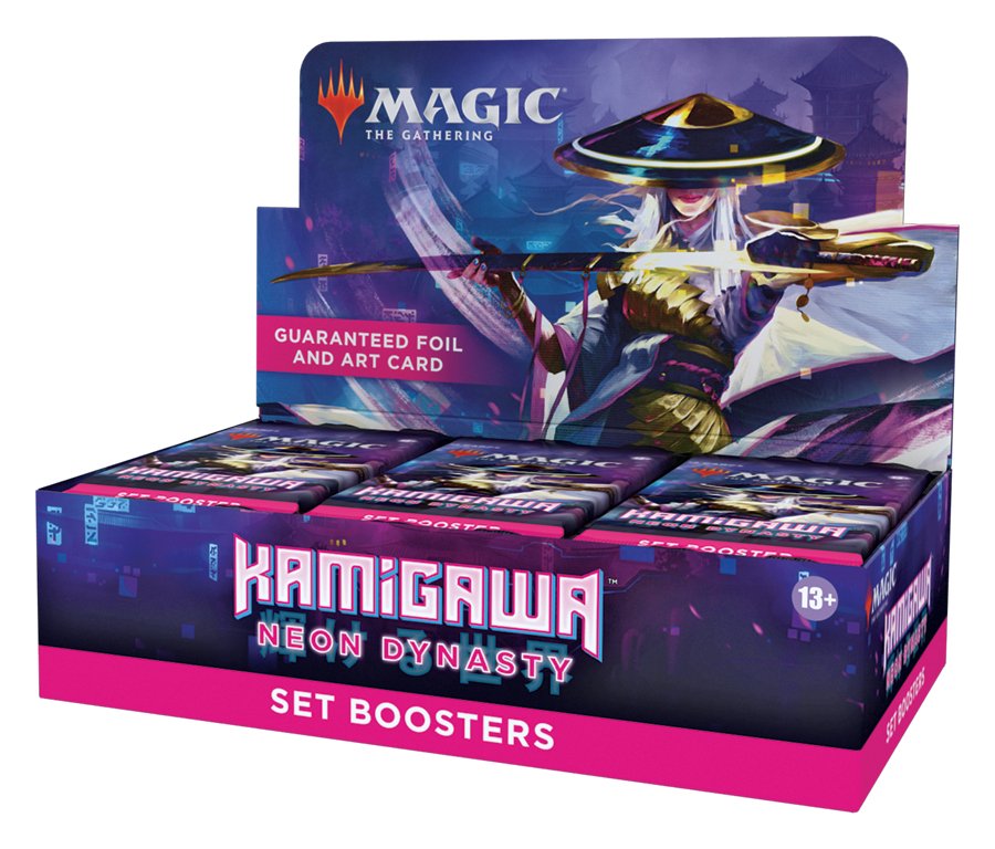 Magic The Gathering: Kamigawa Neon Dynasty Set Booster Box - Gathering Games