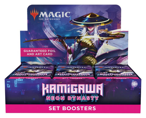 Magic The Gathering: Kamigawa Neon Dynasty Set Booster Box - Gathering Games