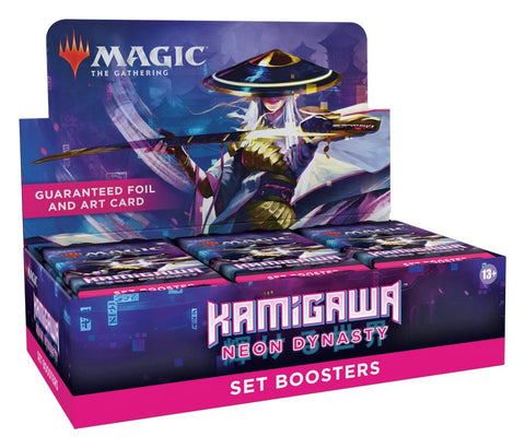 Magic The Gathering: Kamigawa Neon Dynasty Set Booster Box - Gathering Games