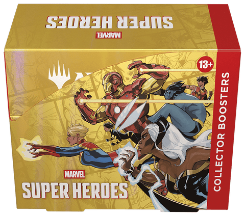 Magic: The Gathering - Marvel Super Heroes Collector Booster Box - Gathering Games