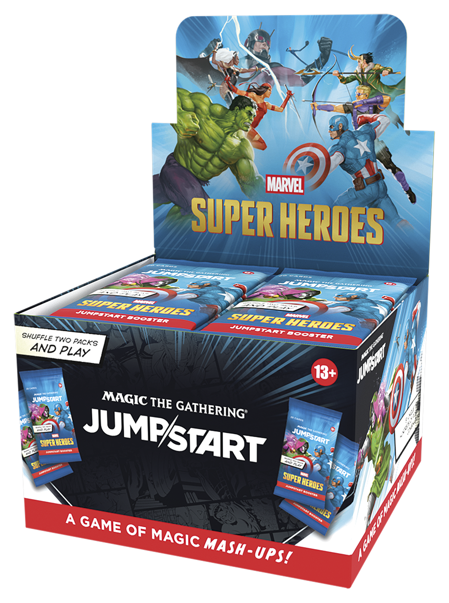 Magic: The Gathering - Marvel Super Heroes Jumpstart Booster Box - Gathering Games