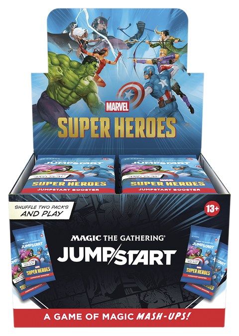 Magic: The Gathering - Marvel Super Heroes Jumpstart Booster Box - Gathering Games