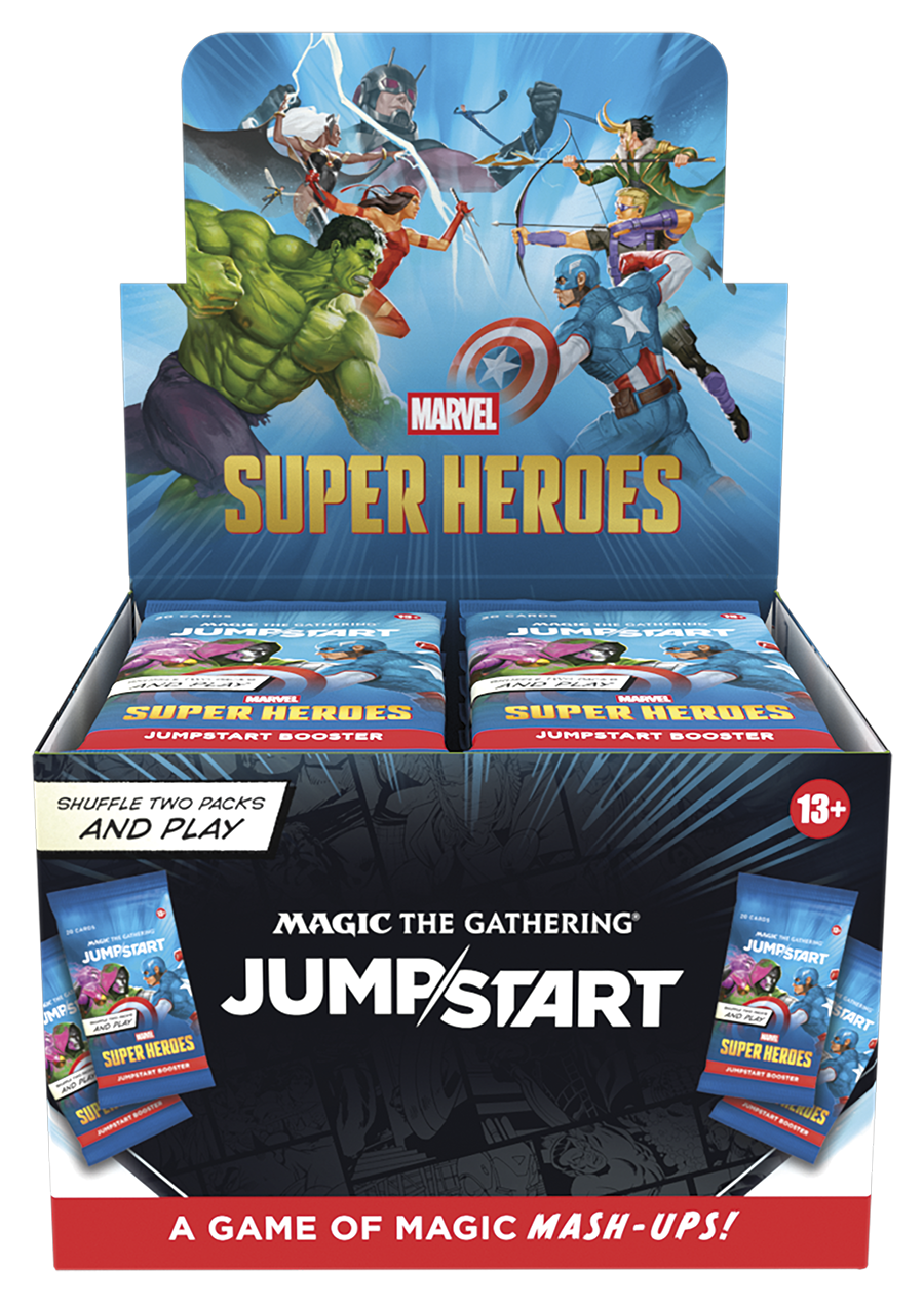 Magic: The Gathering - Marvel Super Heroes Jumpstart Booster Box - Gathering Games