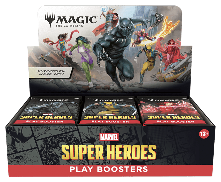 Magic: The Gathering - Marvel Super Heroes Play Booster Box - Gathering Games