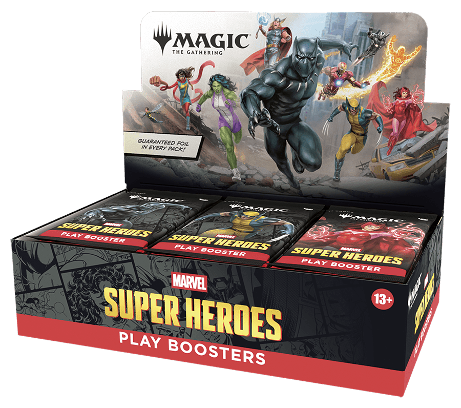 Magic: The Gathering - Marvel Super Heroes Play Booster Box - Gathering Games
