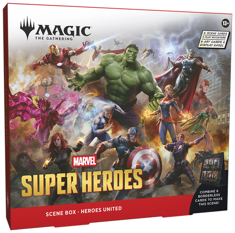 Magic The Gathering: Marvel Super Heroes Scene Box - Heroes United - Gathering Games