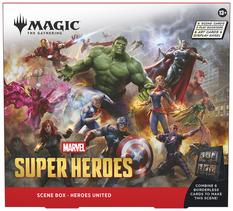 Magic The Gathering: Marvel Super Heroes Scene Box - Heroes United - Gathering Games