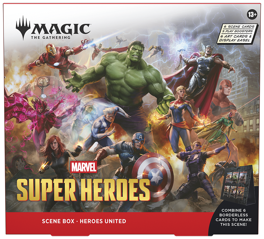 Magic The Gathering: Marvel Super Heroes Scene Box - Heroes United - Gathering Games