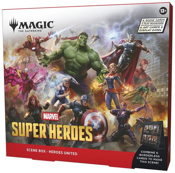 Magic The Gathering: Marvel Super Heroes Scene Box - Heroes United - 3
