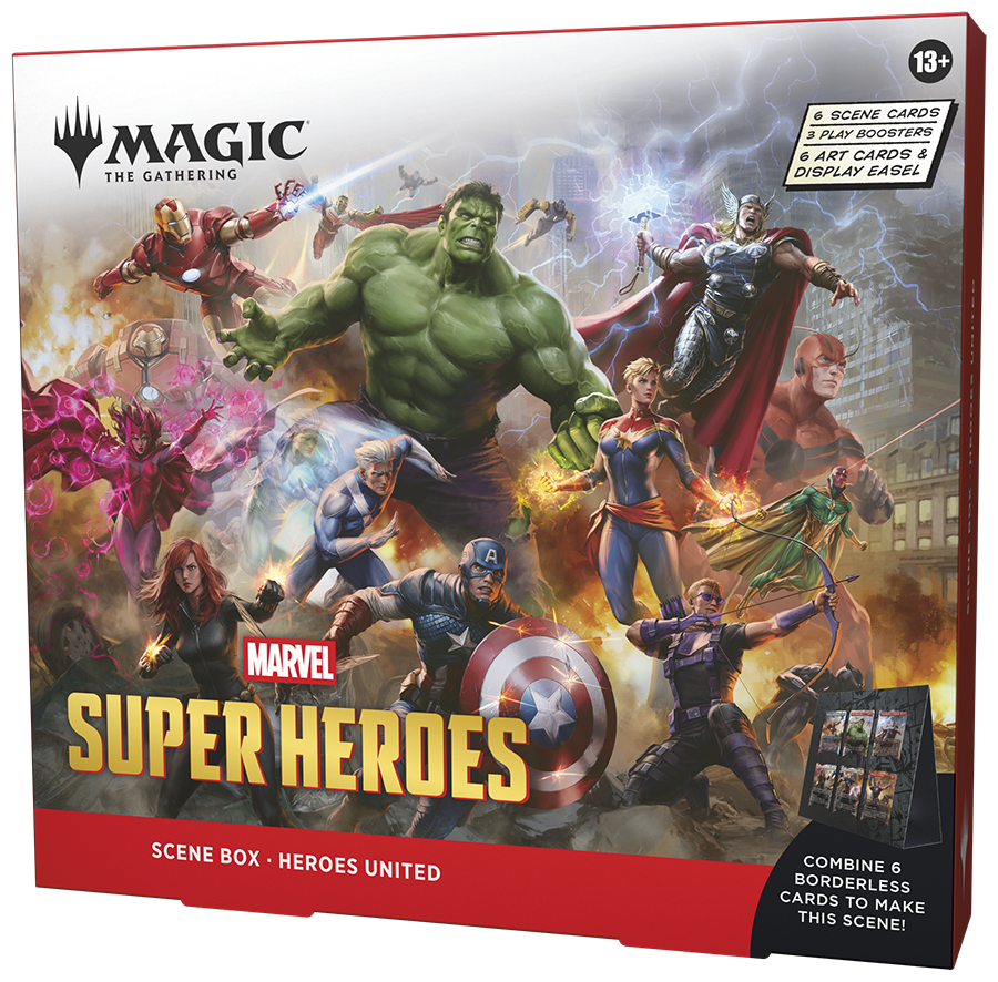 Magic The Gathering: Marvel Super Heroes Scene Box - Heroes United - Gathering Games