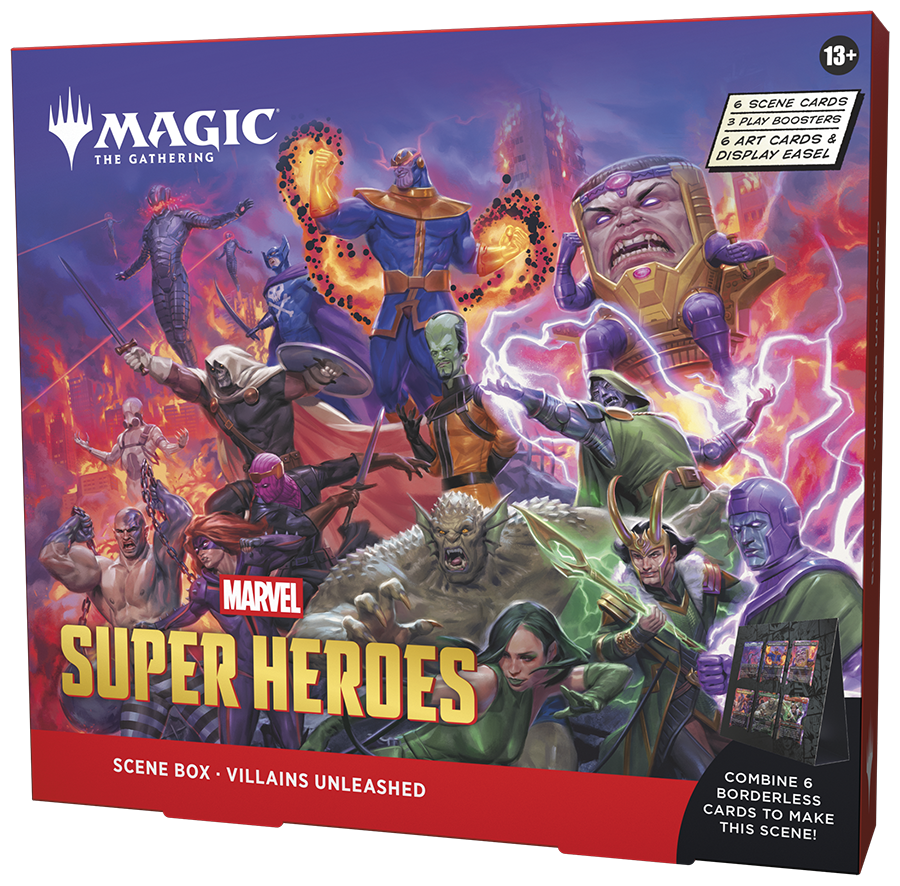 Magic The Gathering: Marvel Super Heroes Scene Box - Villains Unleashed - Gathering Games
