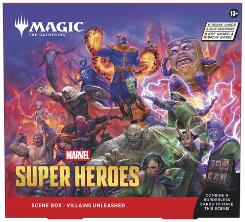 Magic The Gathering: Marvel Super Heroes Scene Box - Villains Unleashed - Gathering Games