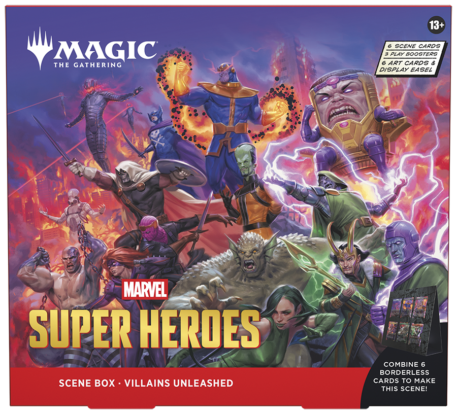 Magic The Gathering: Marvel Super Heroes Scene Box - Villains Unleashed - Gathering Games