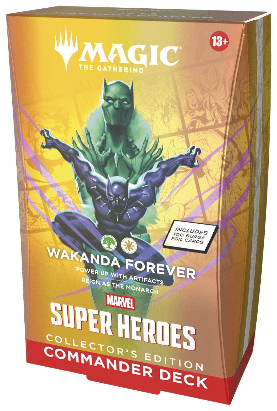 Magic: The Gathering - Marvel Super Heroes Wakanda Forever Collector Commander Deck - Gathering Games
