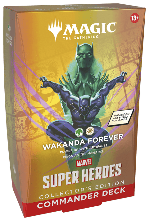 Magic: The Gathering - Marvel Super Heroes Wakanda Forever Collector Commander Deck - Gathering Games