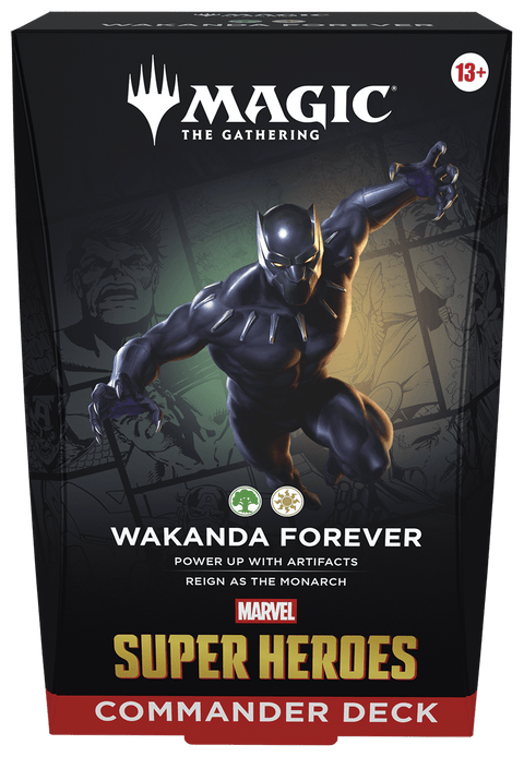 Magic: The Gathering - Marvel Super Heroes Wakanda Forever Commander Deck - Gathering Games