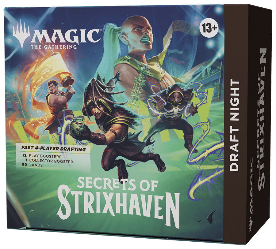 Magic: The Gathering - Secrets of Strixhaven Draft Night Box - Gathering Games