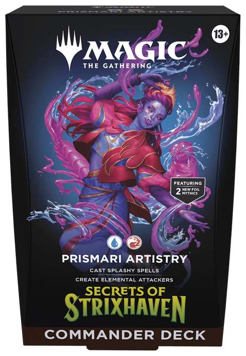 Magic: The Gathering - Secrets of Strixhaven Prismari Artistry Commander Deck - Gathering Games