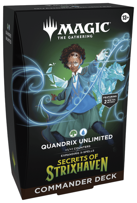 Magic: The Gathering - Secrets of Strixhaven Quandrix Unlimited Commander Deck - Gathering Games