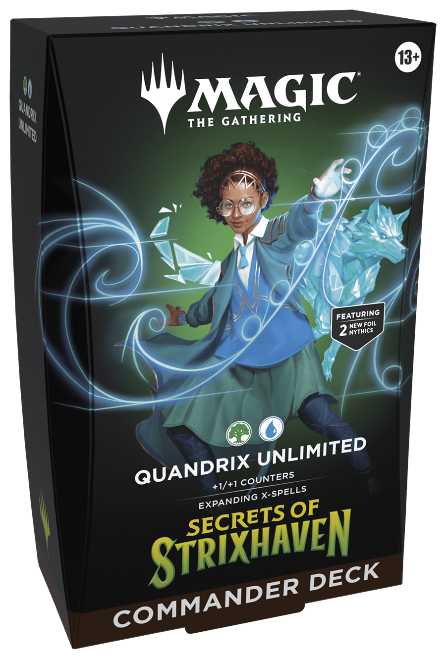 Magic: The Gathering - Secrets of Strixhaven Quandrix Unlimited Commander Deck - Gathering Games