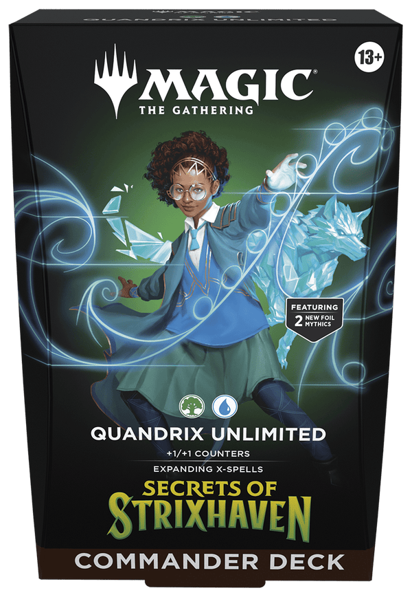 Magic: The Gathering - Secrets of Strixhaven Quandrix Unlimited Commander Deck - 1