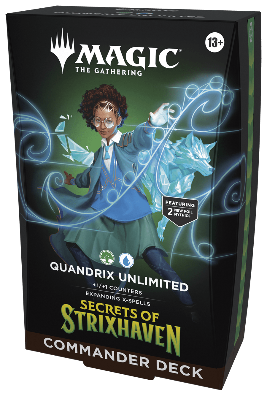 Magic: The Gathering - Secrets of Strixhaven Quandrix Unlimited Commander Deck - Gathering Games