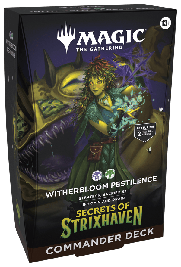 Magic: The Gathering - Secrets of Strixhaven Witherbloom Pestilence Commander Deck - 2