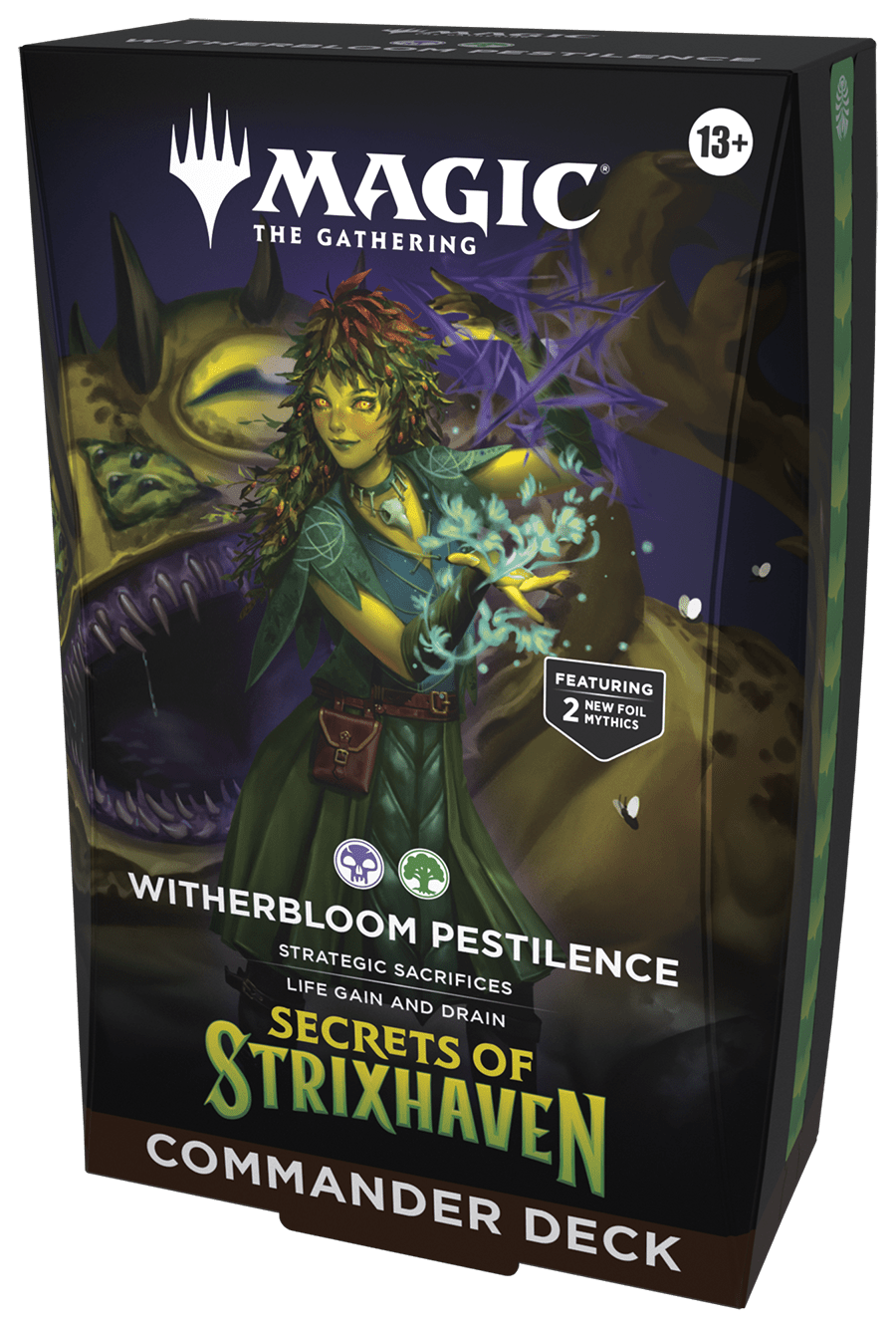 Magic: The Gathering - Secrets of Strixhaven Witherbloom Pestilence Commander Deck - Gathering Games